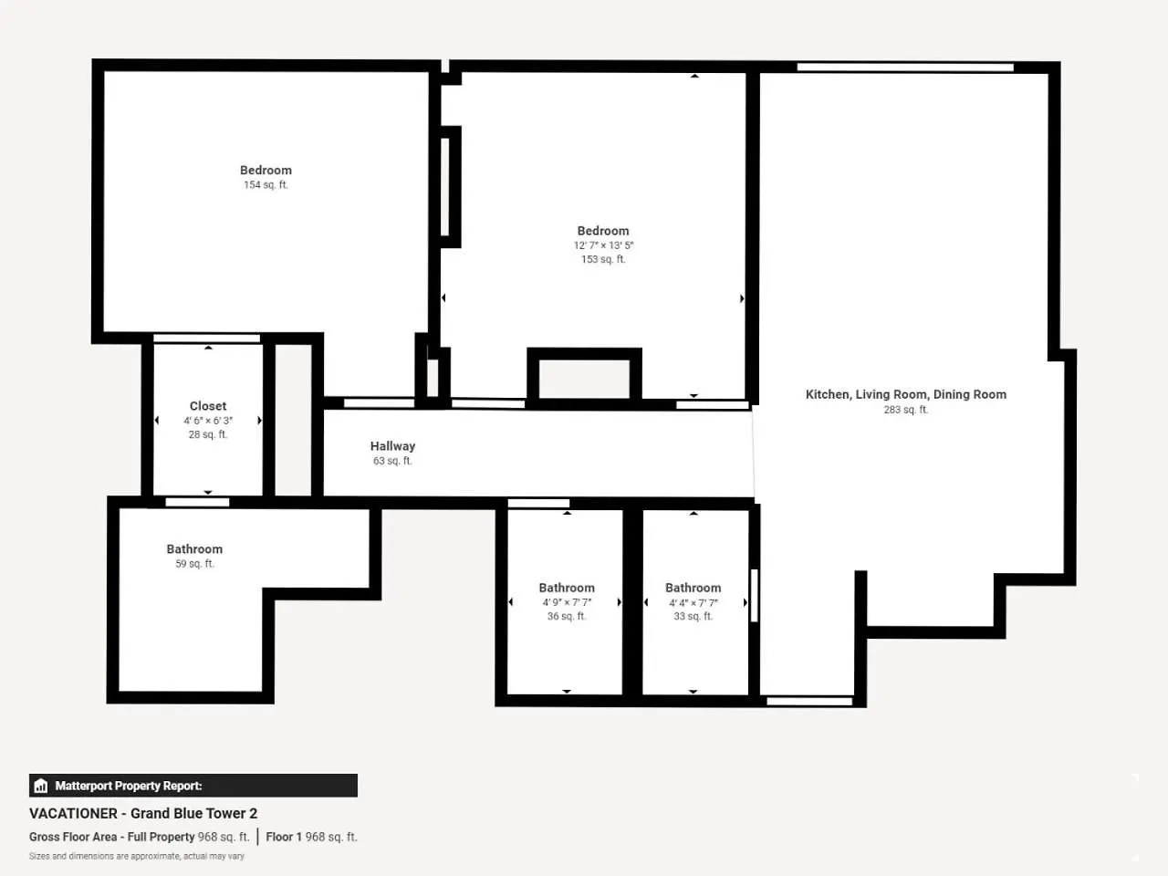 Grand Bleu 2 - Sophisticated Two Bed With Sea View Apartment Dubai